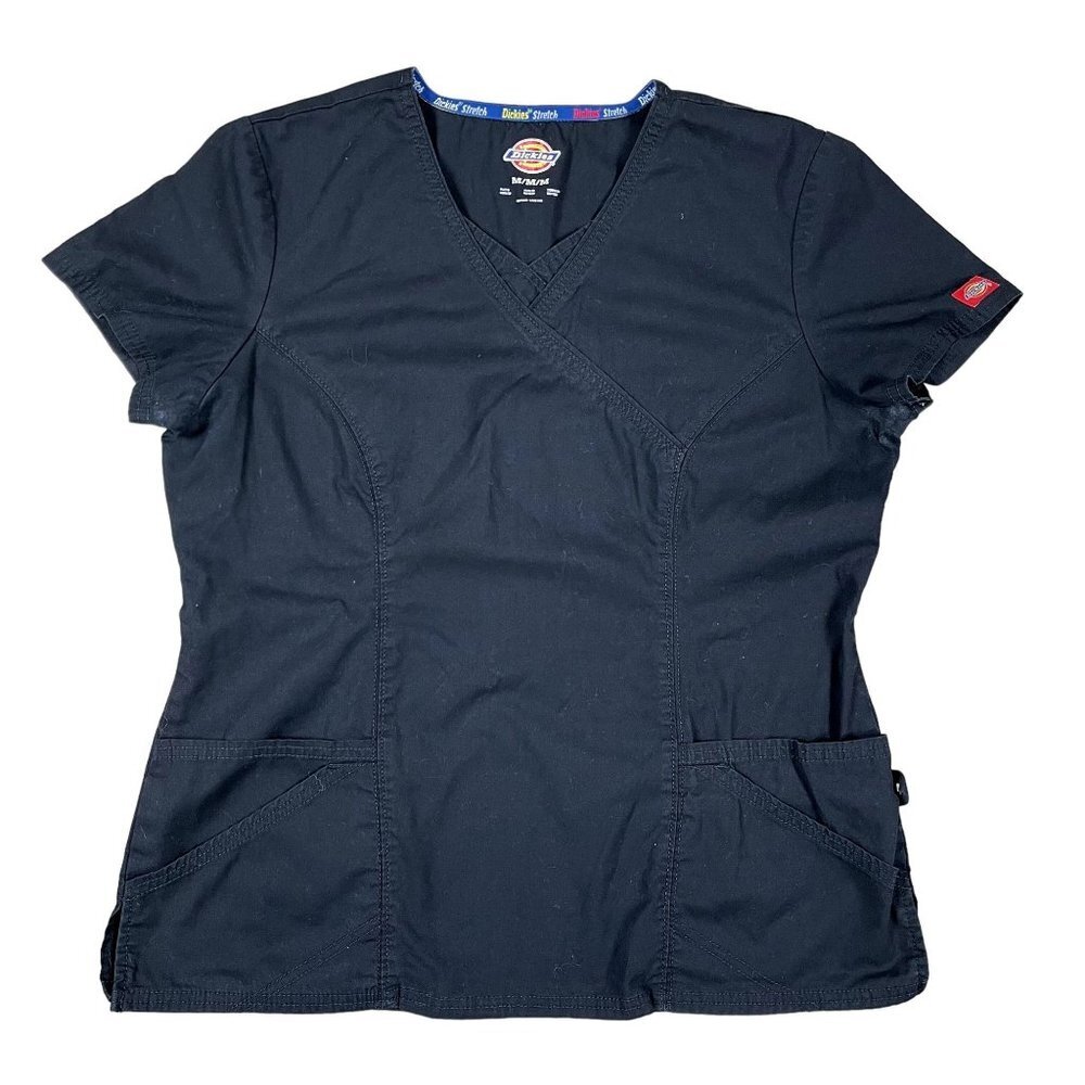 Dickies Stretch Nurse Black  Scrubs Size Medium